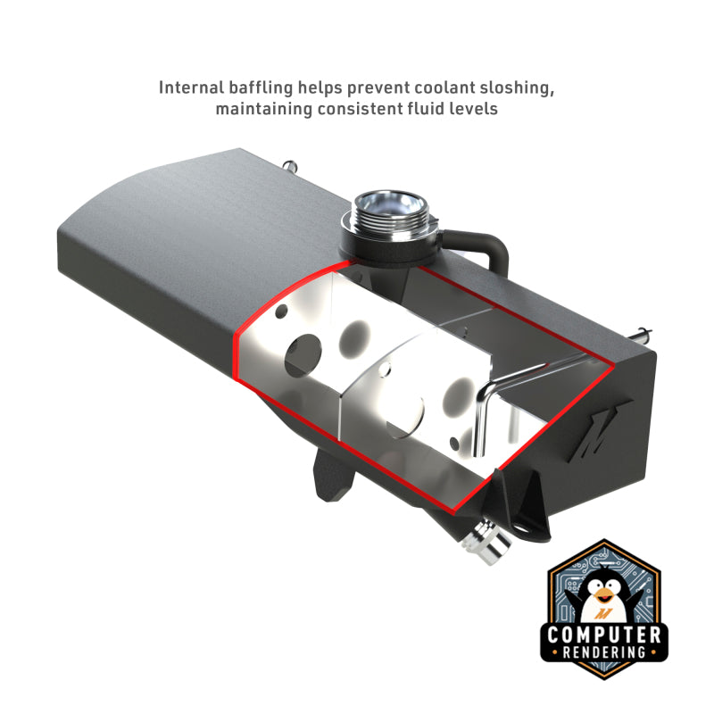 Mishimoto 2015+ Ford F-150 Aluminum Expansion Tank - Natural Finish