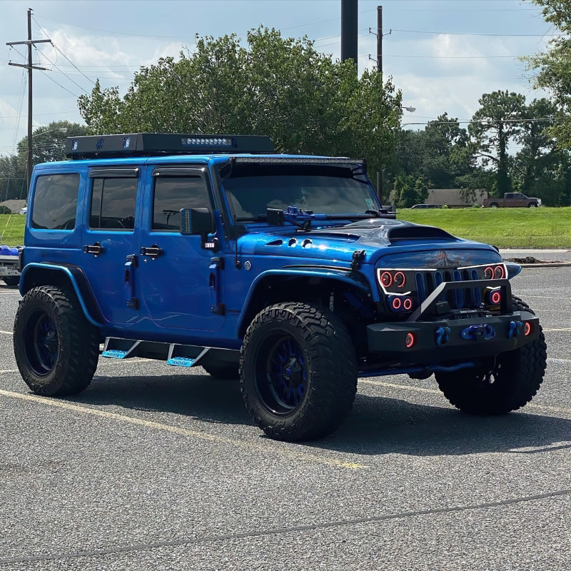 Oracle Vector Jeep Wrangler JK Grille LED Halo Kit - White
