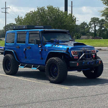 Oracle Vector Jeep Wrangler JK Grille LED Halo Kit - White