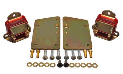 Energy Suspension Ls Conversion Motor Mount Set - Red