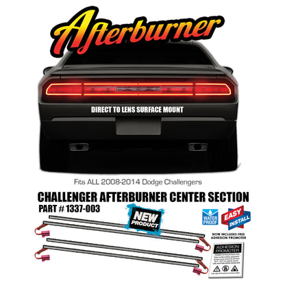 Oracle Dodge Challenger 08-14 Afterburner Center Section (4 pcs) - Red