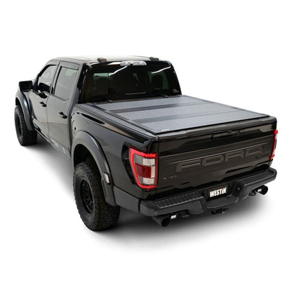 Westin 15-26 Ford F-150 5ft. 7in. Bed Hard Tri-Fold Tonneau Cover - Black