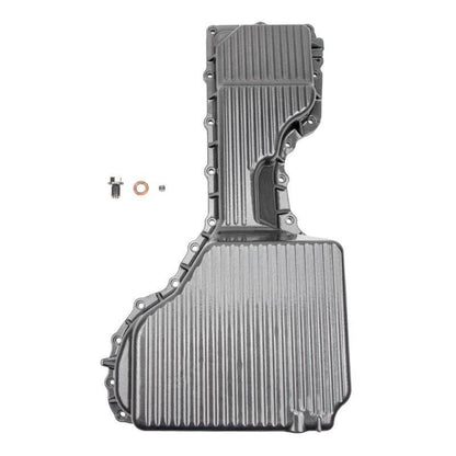Wehrli 20-26 GM Duramax WCFab X PPE High Capacity Aluminum Oil Pan - Flat Black