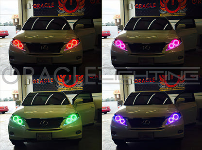 Oracle Lexus RX 350/450h 10-12 Halo Kit - ColorSHIFT w/ Simple Controller