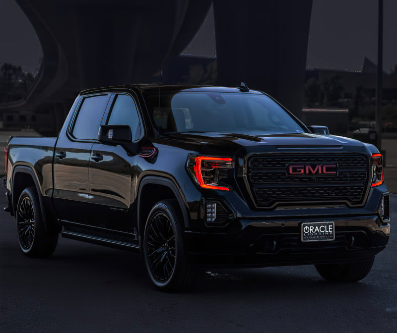 Oracle 19-21 GMC Sierra 1500 RGB+W Headlight DRL Kit - ColorSHIFT w/ Simple Controller
