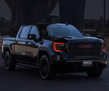 Oracle 19-21 GMC Sierra 1500 RGB+W Headlight DRL Kit - ColorSHIFT w/ Simple Controller