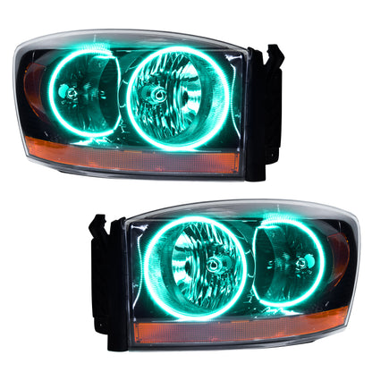 Oracle 06 Dodge Ram SMD HL - Black - ColorSHIFT w/ BC1 Controller