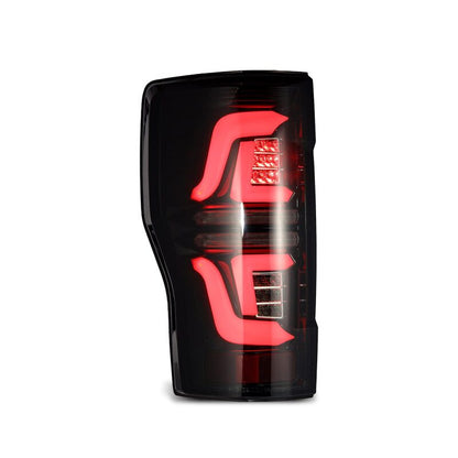 AlphaRex 17-19 Ford F250 Super Duty PRO-Series LED Tail Lights Red Smoke (w/o Blind Spot Sensor)