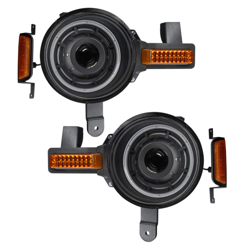 Oracle 2021+ Ford Bronco Oculus Bi-LED Projector Headlights - ColorSHIFT LED
