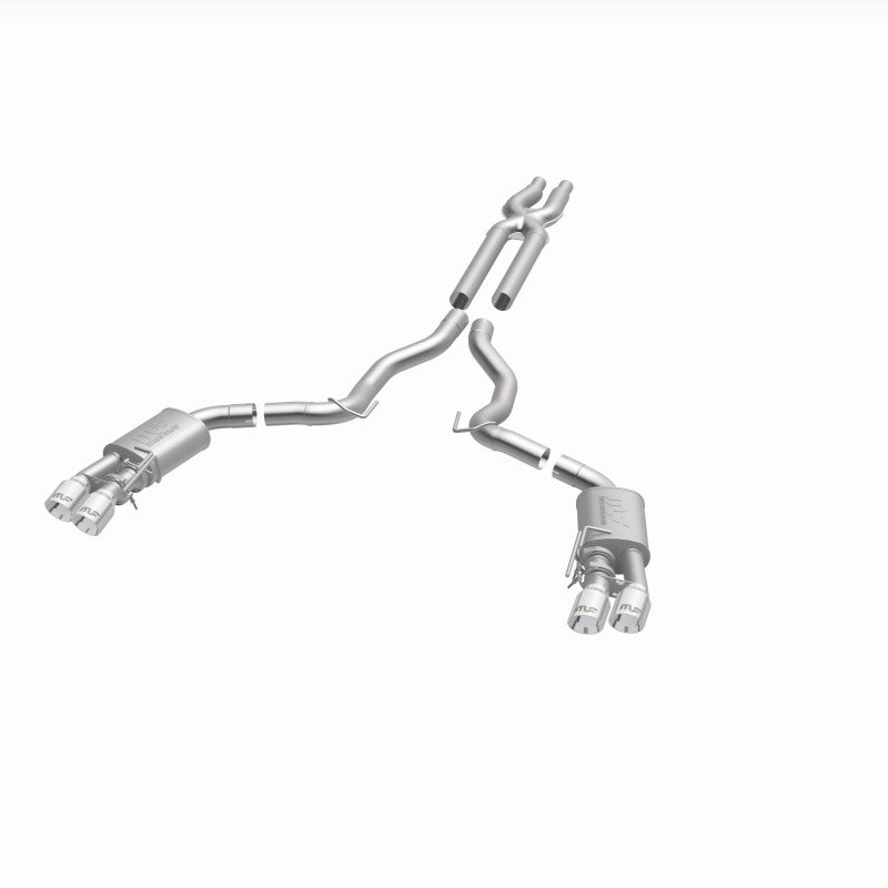 MagnaFlow SYS Cat-Back 2018 Ford Mustang GT 5.0L Competition Dual Exit Polished 4in Tips
