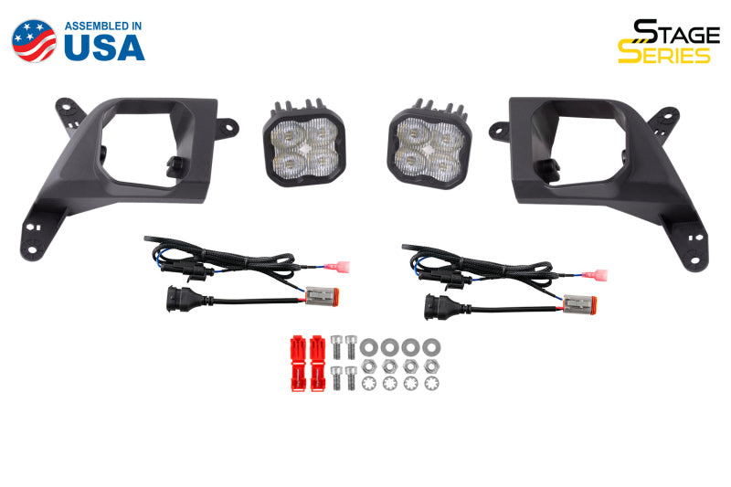 Diode Dynamics SS3 Pro Type SV2 Kit ABL - White SAE Fog