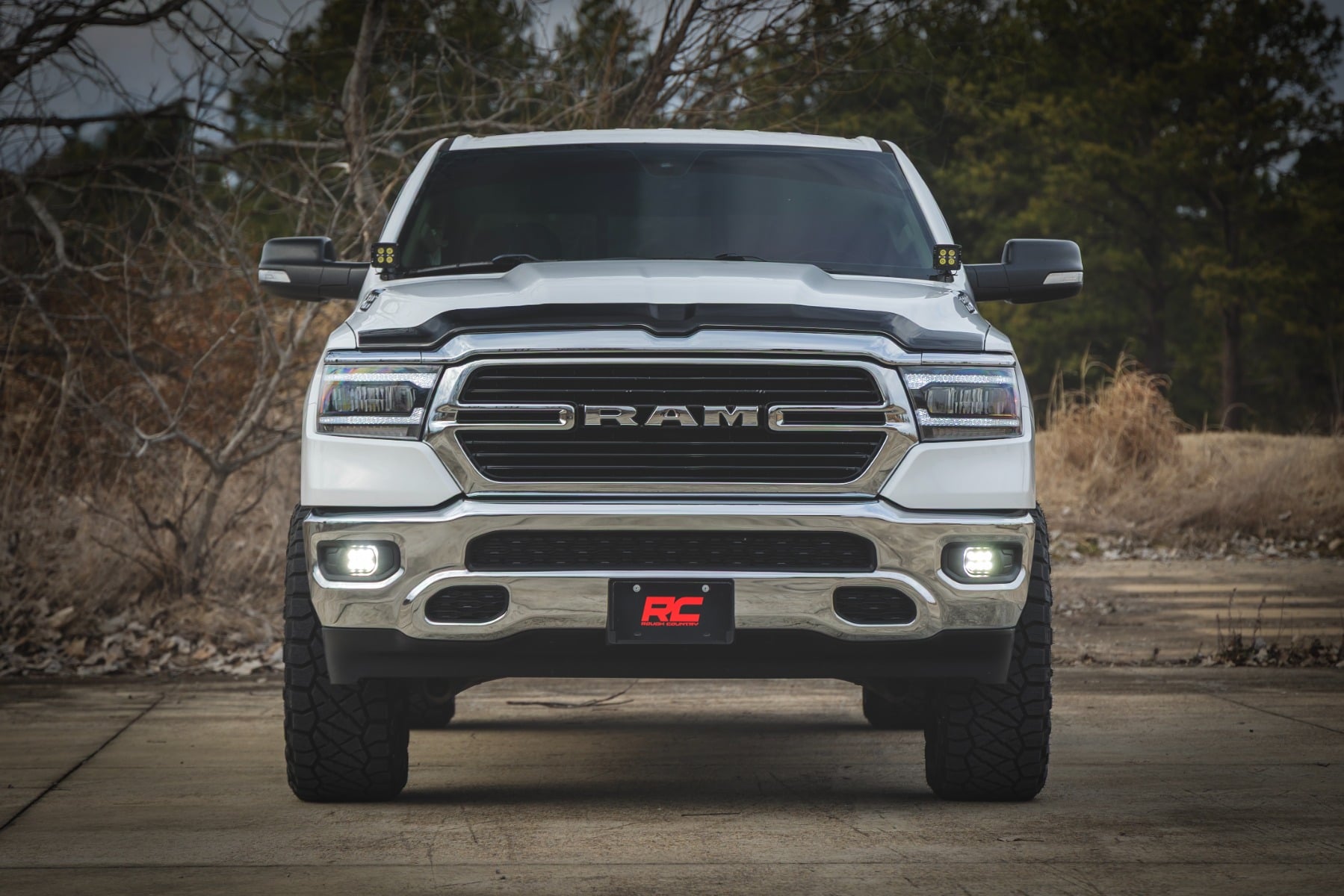 LED Fog Light Kit | 3.5 Inch Round Black Series | Amber DRL | Ram 1500 (2019-2024)