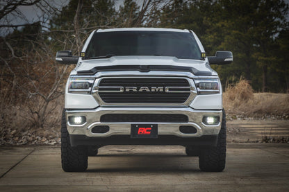 LED Fog Light Kit | 3.5 Inch Round Black Series | Amber DRL | Ram 1500 (2019-2024)