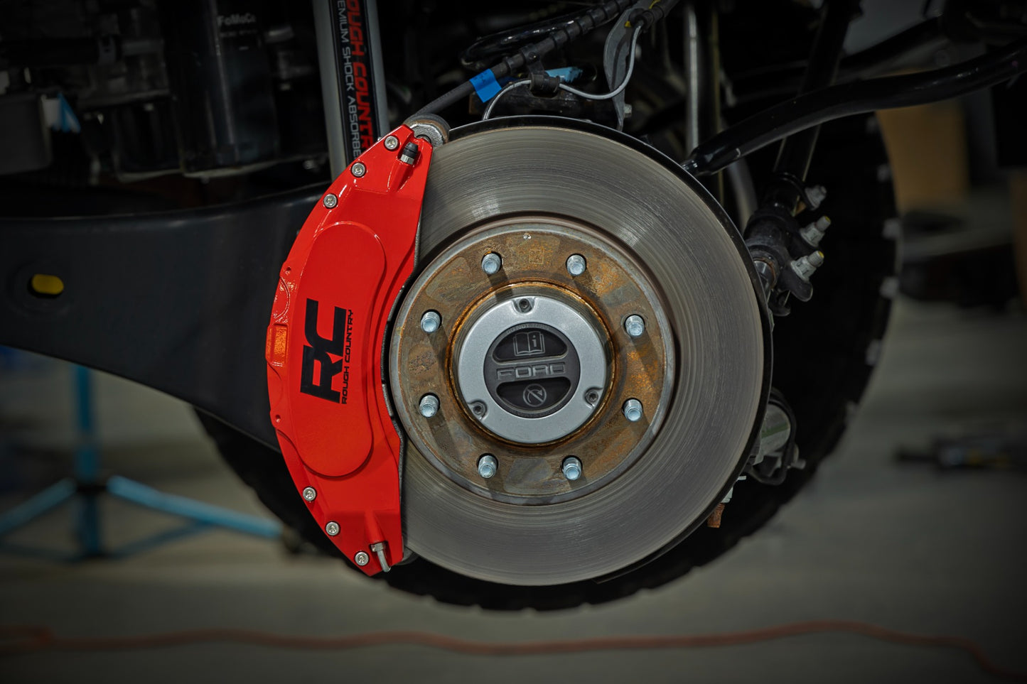Caliper Covers | Front and Rear | Red | Ford F-250/F-350 Super Duty (23-26)