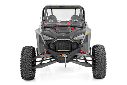 30" Single Row Light Mount | Front | Black Series | Polaris RZR Turbo R 