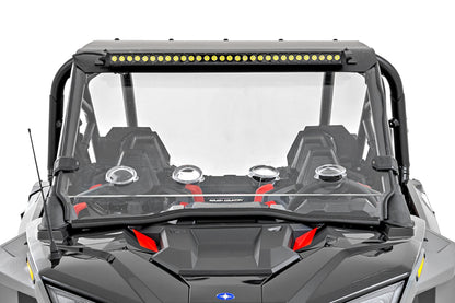 30" Single Row Light Mount | Front | Black Series | Polaris RZR Turbo R 