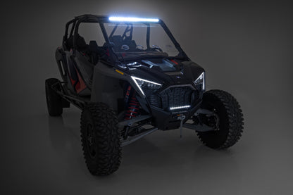 30" Single Row Light Mount | Front | Black Series | Polaris RZR Turbo R 