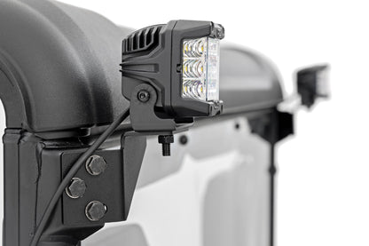 LED Light Kit | Rear Mount | 3" Chrome Pair | Wide Angle | CFMOTO UFORCE U10 Pro 