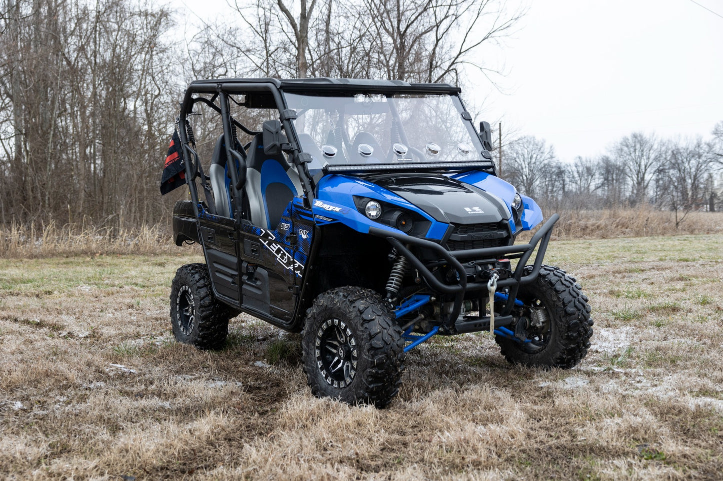 LED Light Kit | Cage Mount | 50" Black Single Row | Kawasaki Teryx 1000/Teryx 800 