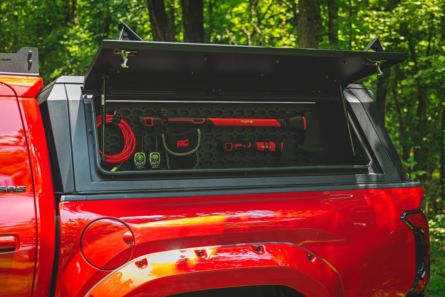 Bed Cap Molle Panel Side Storage Bin | Drivers Side | Toyota Tacoma (24-26)
