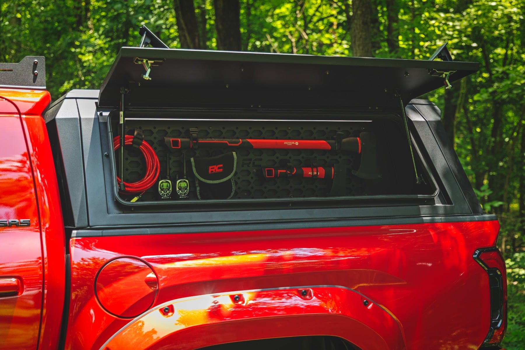 Bed Cap Molle Panel Side Storage Bin | Drivers Side | Toyota Tacoma (24-26)