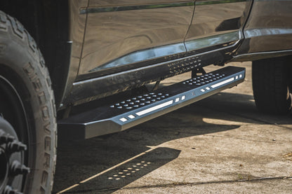 AC2 Running Boards | Amber/White | Crew Cab | Ram 1500/2500/3500 2WD/4WD (2010-2025 & Classic)