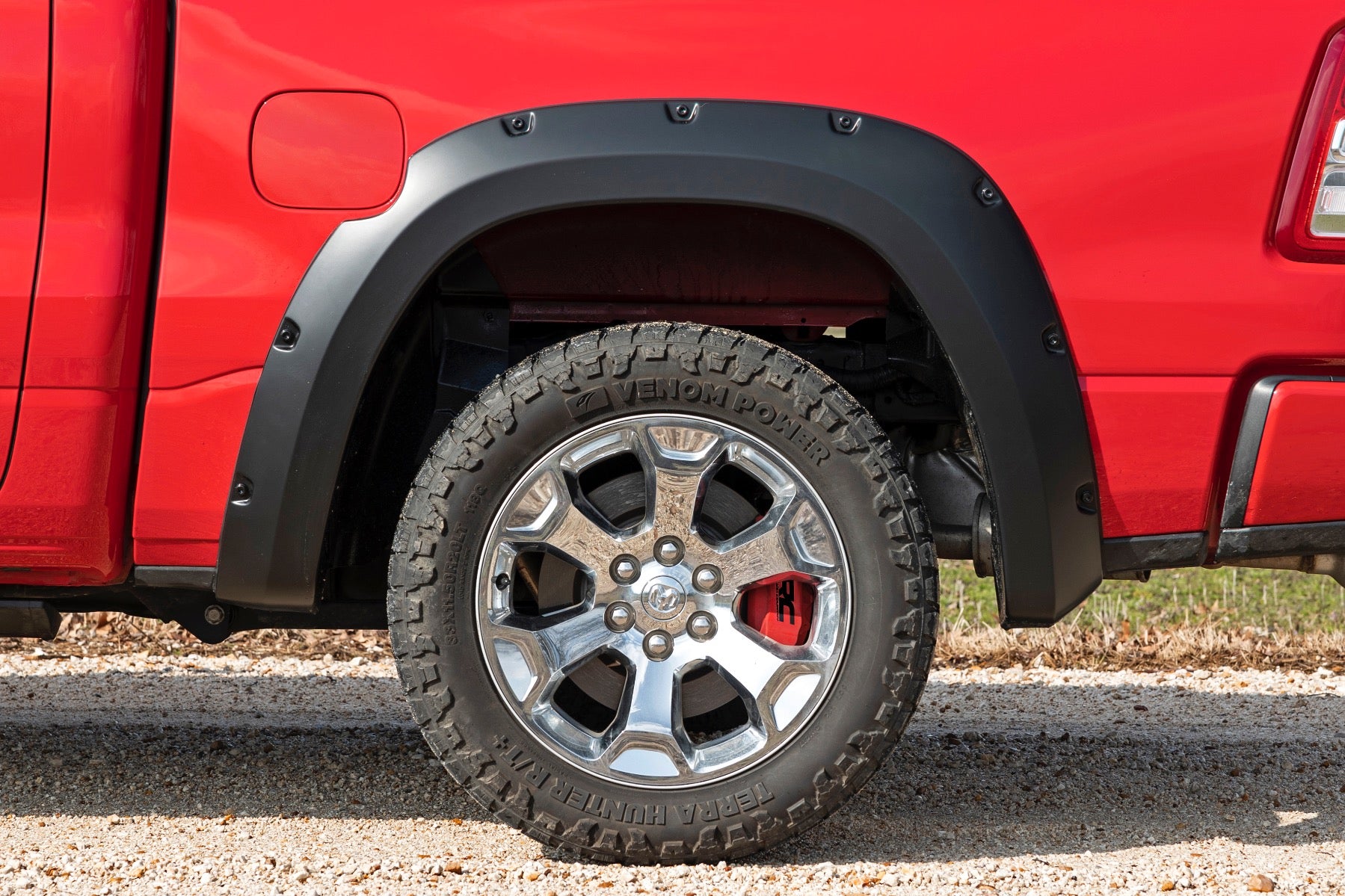 Caliper Covers | Front and Rear | Red | Ram 1500 2WD/4WD (2019-2026)