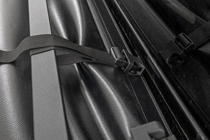 Soft Tri-Fold Bed Cover | 5'7" Bed | Nissan Titan 2WD/4WD (2017-2024)