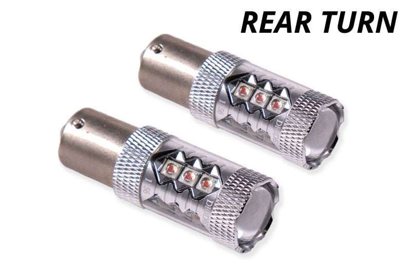 Diode Dynamics 1156 LED Bulb HP48 LED - Red (Pair)