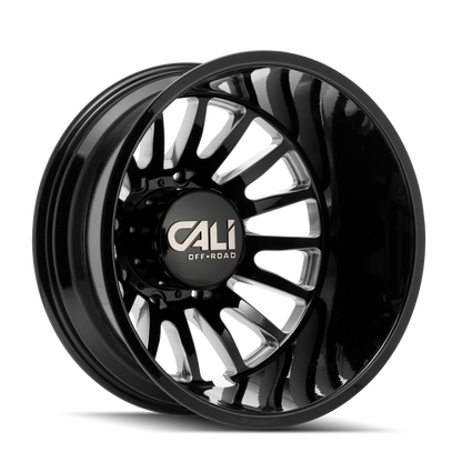 Cali Off-Road 9110D Summit Dually 20x8.25 / 8x200 BP / 115mm Offset / 142mm Hub Gls Blk Mill Wheel