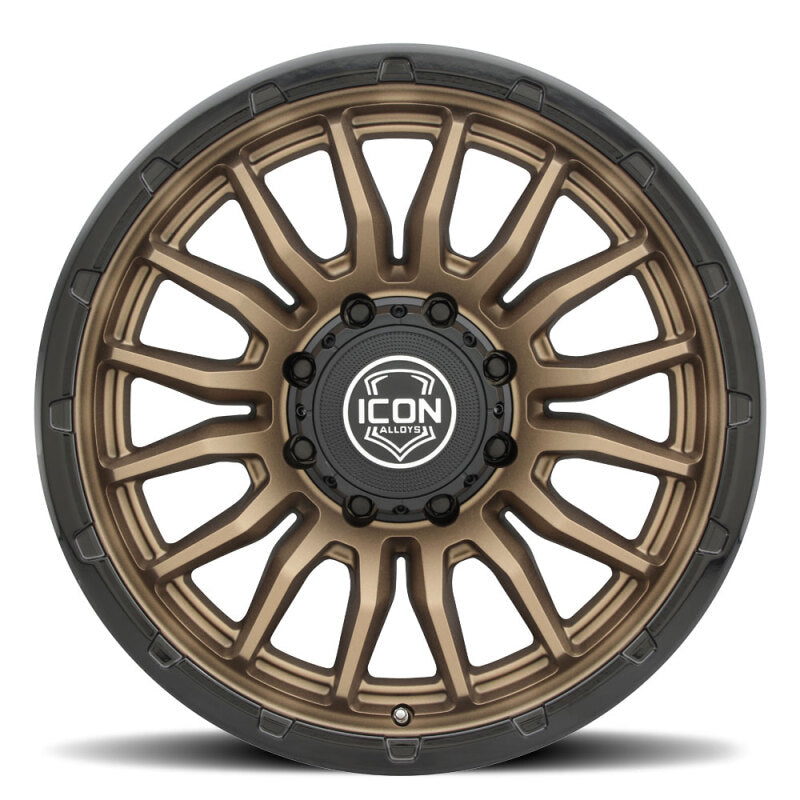 ICON Alloys Cajon 20x9 / 8x170 / 6mm / 5.25in BS Satin Bronze Wheel w/ GB Lip