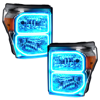 Oracle 11-16 Ford F250/350 LED HL - ColorSHIFT w/o Controller