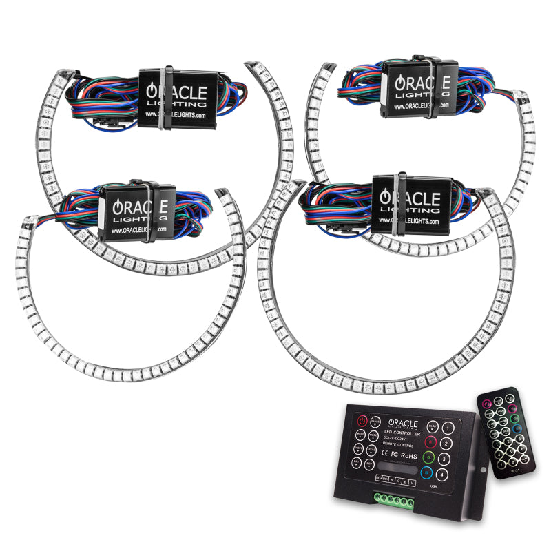 Oracle Dodge Challenger 08-14 LED Waterproof Halo Kit - ColorSHIFT w/ 2.0 Controller