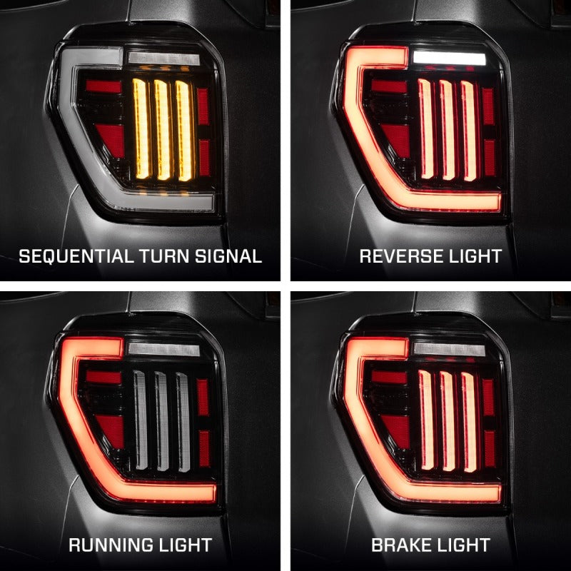 Form Lighting 2010-2024 Toyota 4Runner LED Tail Lights Red (Pair)