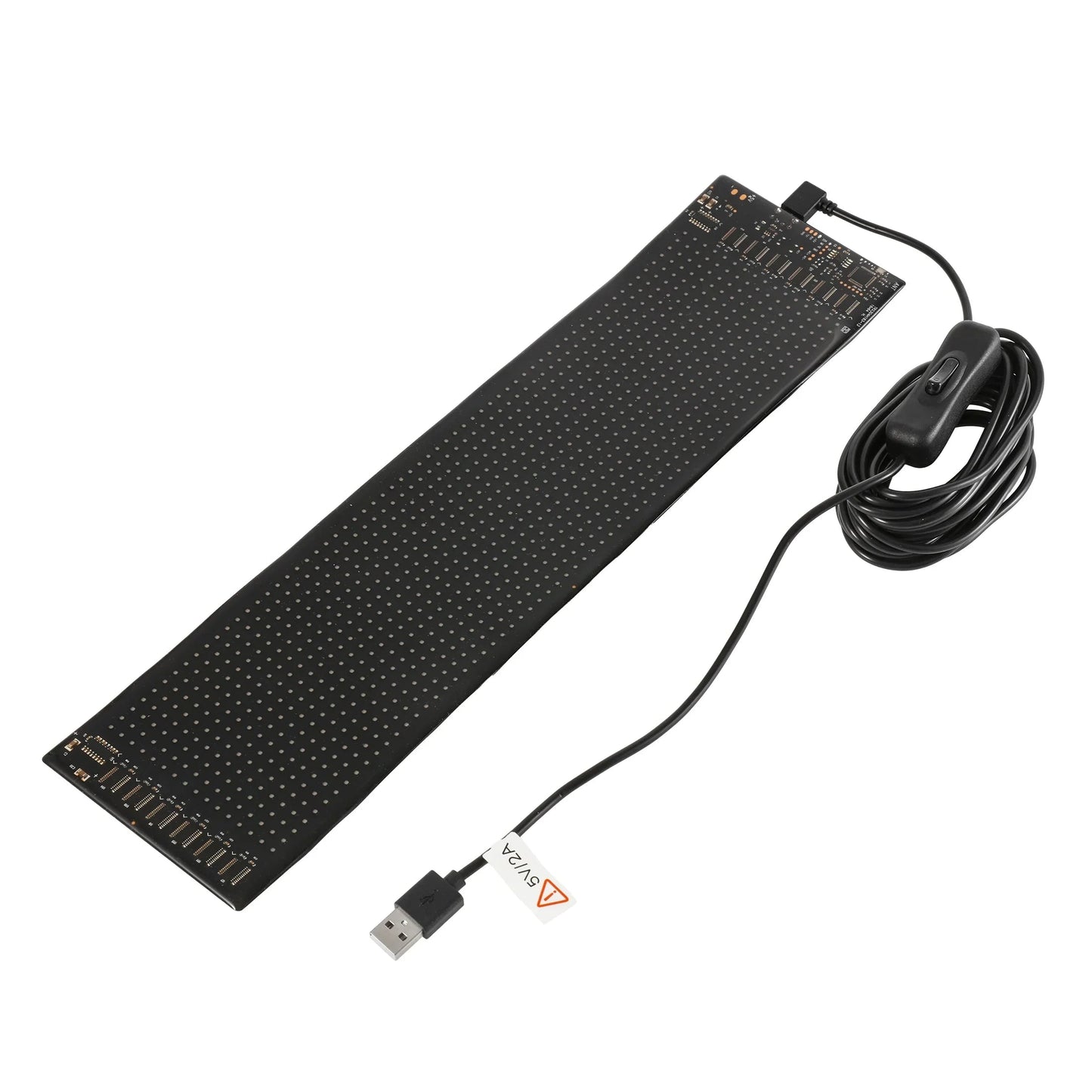 🆕 Single Pack LED Flexible Programmable Car Screen Light USB APP Control Devil's Eye Atmosphere 14.72x3.62in for Windshield Decoration