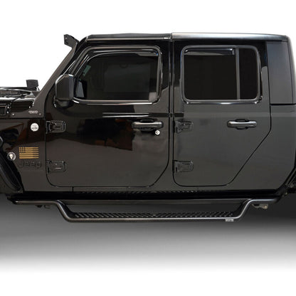 Westin 20-25 Jeep Gladiator Outlaw Drop Running Boards - Tex. Blk