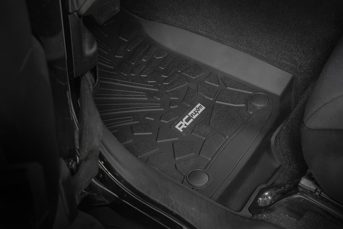Flex Fit Floor Mats | FR & RR | 4 Door | Jeep Wrangler Unlimited 4WD (18-26)