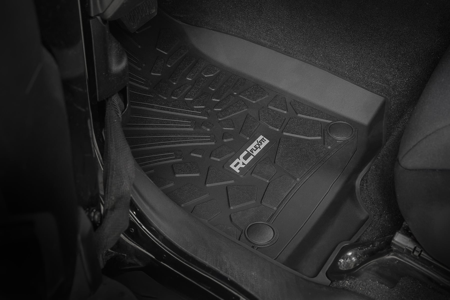 Flex Fit Floor Mats | FR & RR | 4 Door | Jeep Wrangler Unlimited 4WD (18-26)