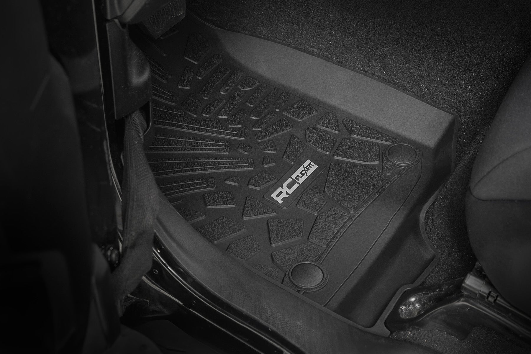 Flex Fit Floor Mats | FR | 2 Door | Jeep Wrangler JL 4WD (2018-2026)
