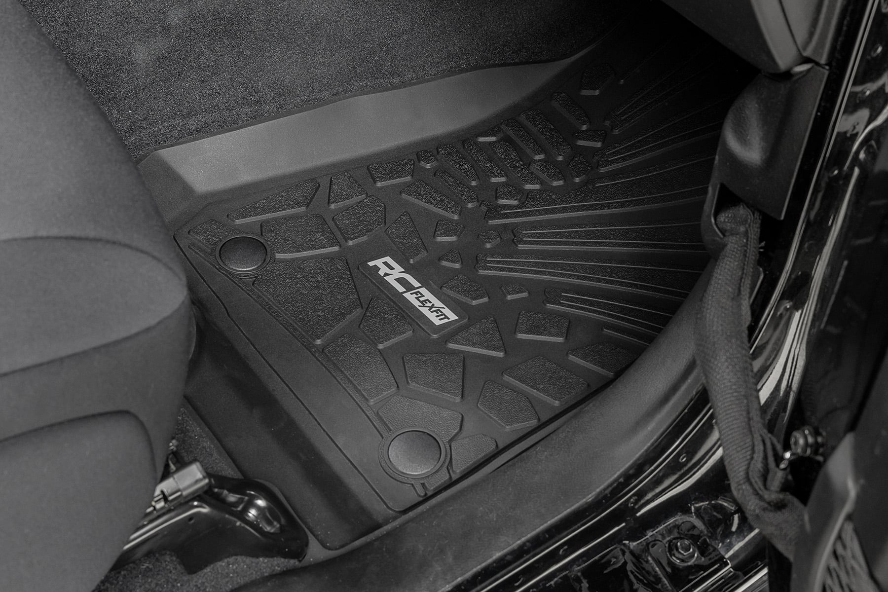 Flex Fit Floor Mats | FR | 4 Door | Jeep Wrangler Unlimited 4WD (2018-2026)