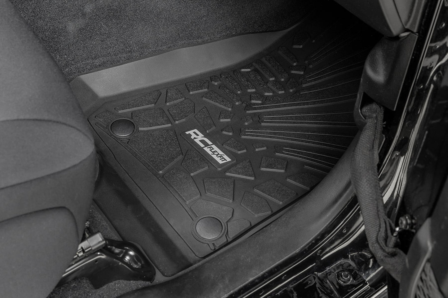 Flex Fit Floor Mats | FR | 2 Door | Jeep Wrangler JL 4WD (2018-2026)