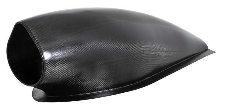 K&N Cone Filter 5in ID 6.5in base 4.5in top 5.625in height carbon fiber look