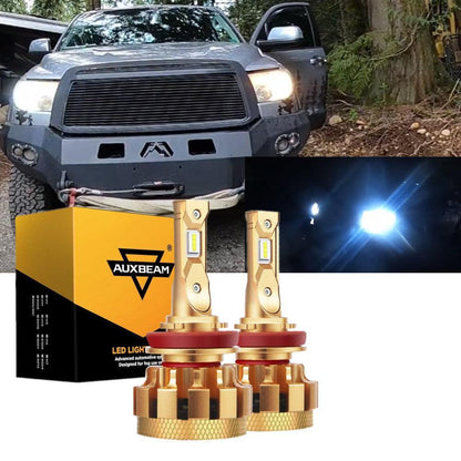 For 2010 Toyota Tundra F-16 Plus Series Built-in Canbus Automotive Grade 14000LM LED Light Bulbs High Low Beam Bundle