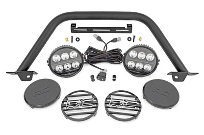 Safari Bar | 6.5 Inch Round LED | OE Modular Steel | Ford Bronco 4WD (21-26)