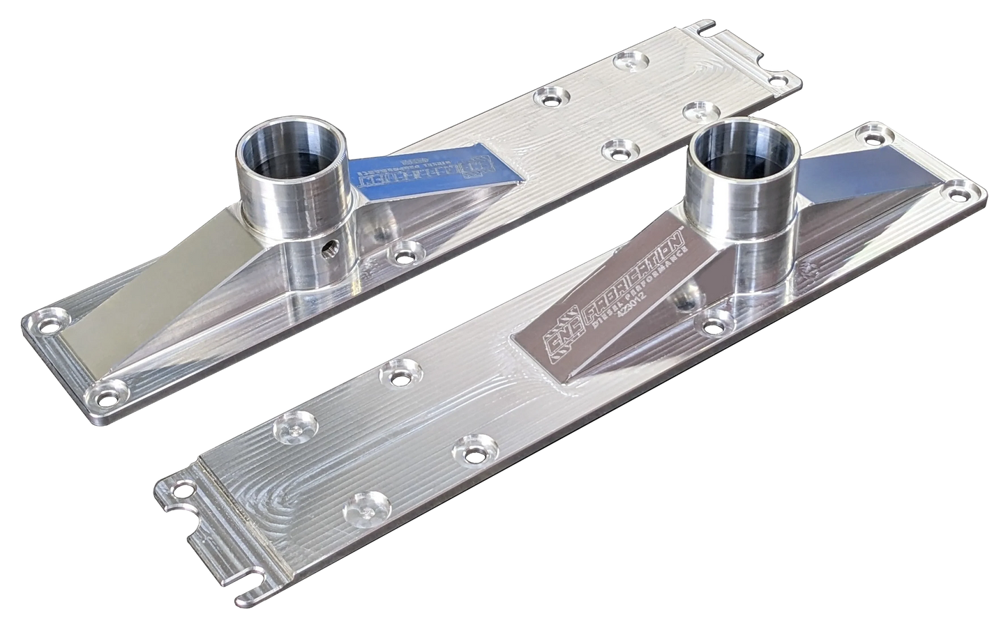 CNCFAB CNC Fab 8 Bolt Billet Intake Plenums - 7.3 Powerstroke
