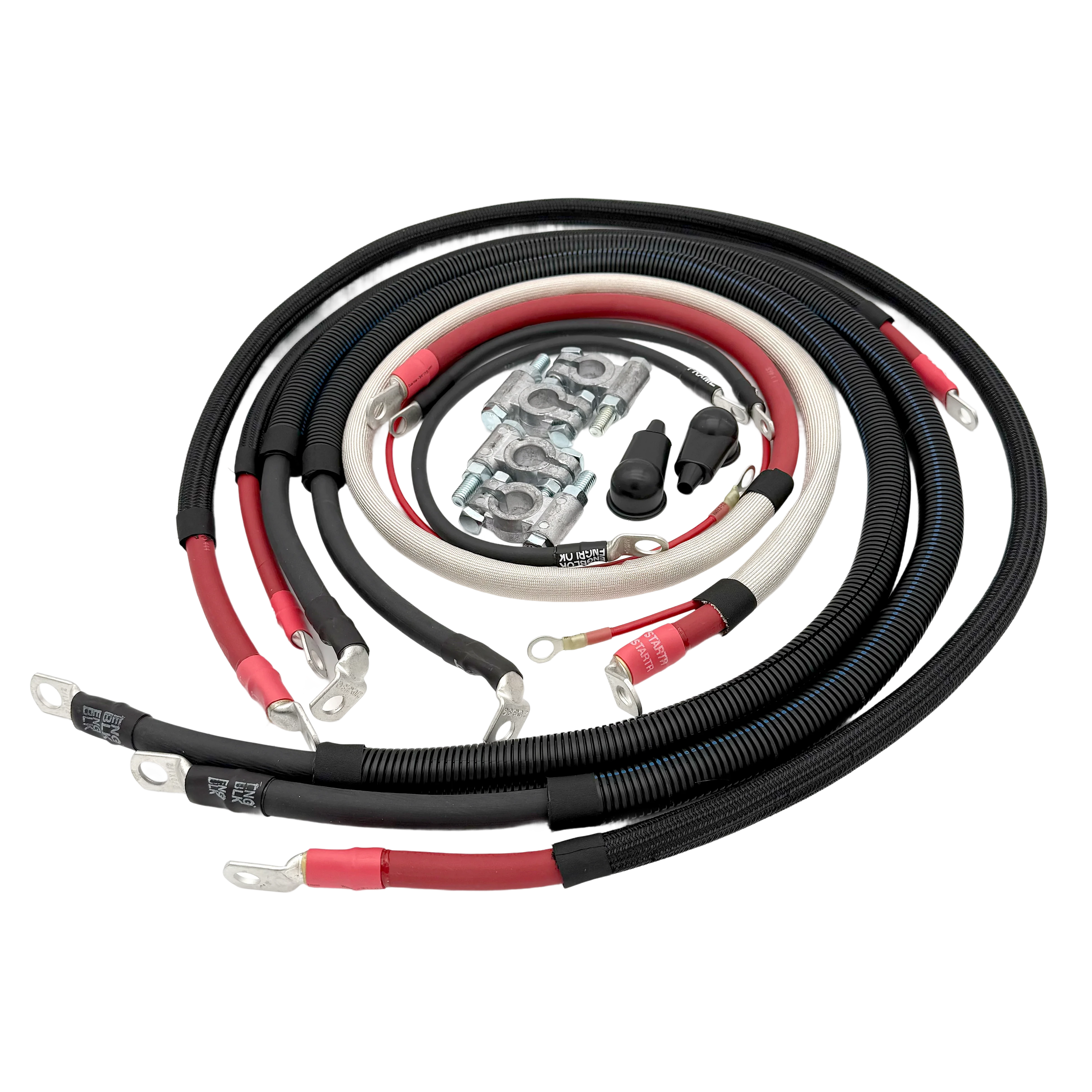Big7Kits Battery Cable Kit - 7.3 Powerstroke (1990-1997)