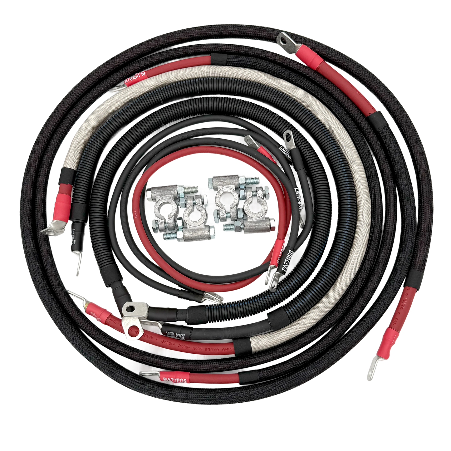 Big7Kits 3rd Gen Battery Cable Kit - 5.9/6.7 Cummins (2002-2009)