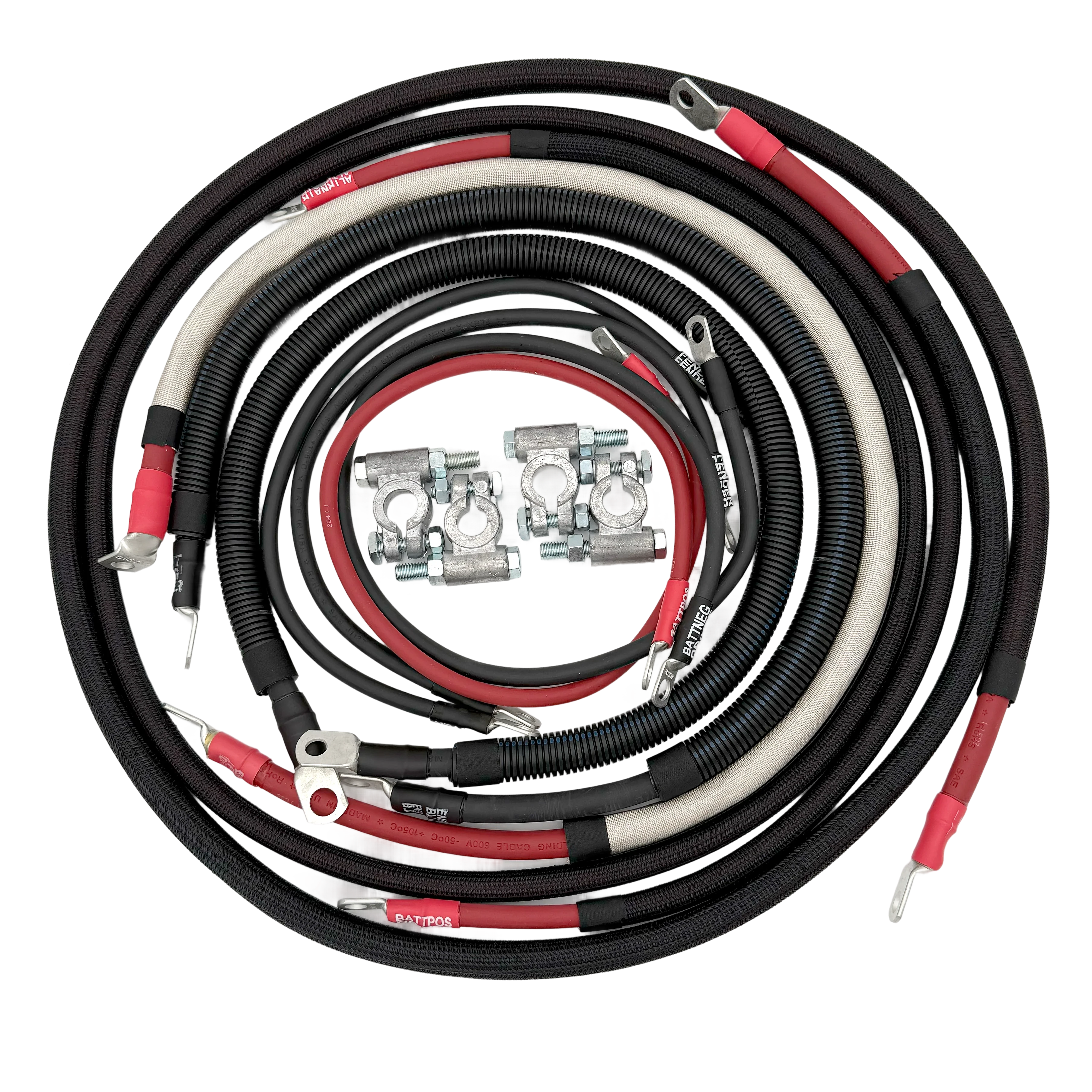 Big7Kits 3rd Gen Battery Cable Kit - 5.9/6.7 Cummins (2002-2009)