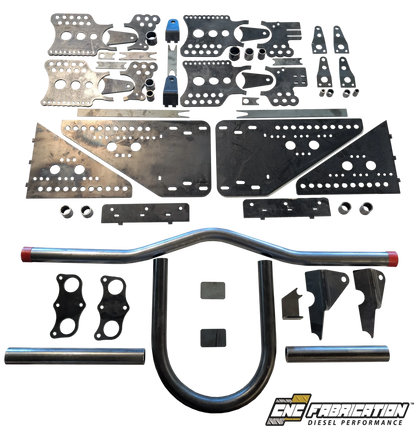 CNCFAB Rear 4 Link Suspension Kit - 7.3/6.0 Powerstroke (1999-2007)