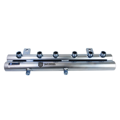 S&S Diesel Double Barrel Fuel Rail - 6.7 Cummins - view 2